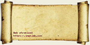 Anđela Zafirović vizit kartica